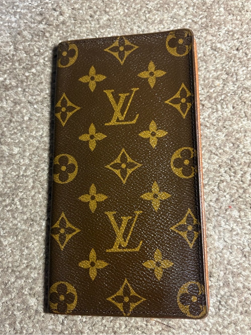 Authentic LOUIS VUITTON CREDIT CARD/CHECK-BOOK wallet